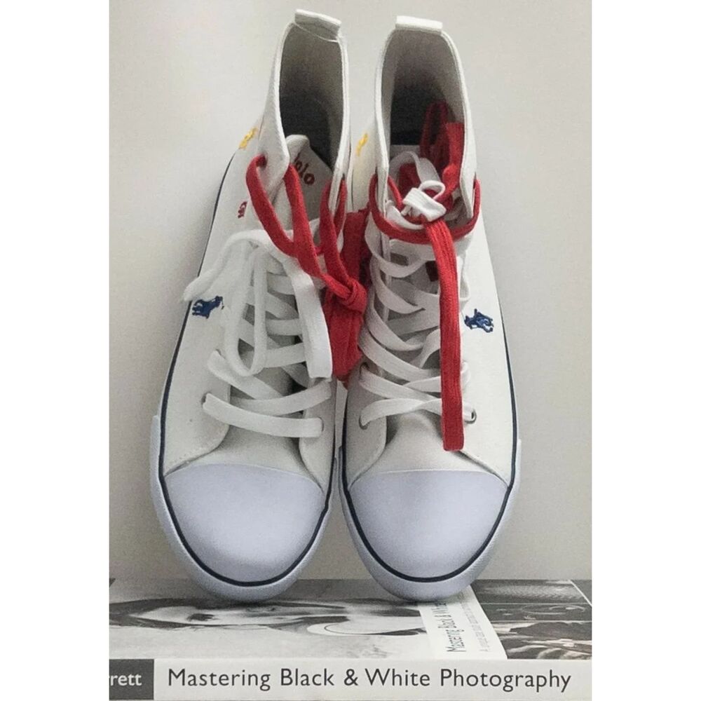 Polo Ralph Lauren — Sneakers · Canvas · Sz US 7 / UK 6.5 - Picture 6 of 12